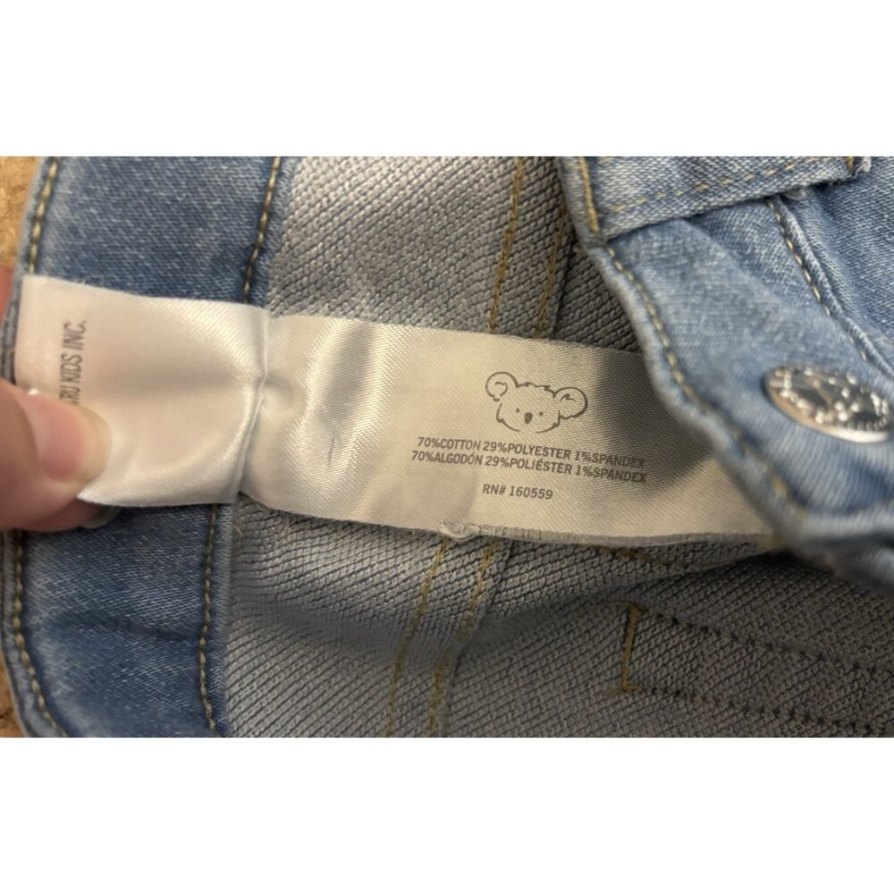 3/$15 SALE - Koala Kids Girls Denim Cuffed Jean Shorts - Size 6 - Picture 4 of 4